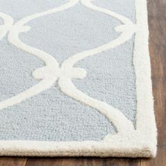 CAMBRIDGE, BLUE / IVORY, 2'-6" X 6', Area Rug, CAM710B-26