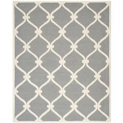 CAMBRIDGE, DARK GREY / IVORY, 9' X 12', Area Rug, CAM710D-9