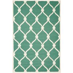 CAMBRIDGE, TEAL / IVORY, 9' X 12', Area Rug, CAM710T-9