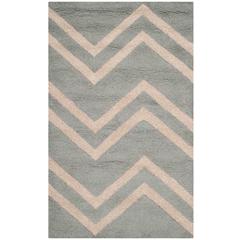 CAMBRIDGE, GREY / BEIGE, 6' X 9', Area Rug