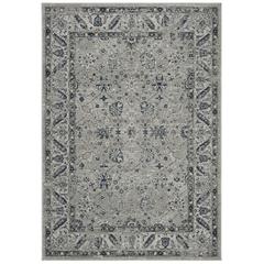 CHARLESTON, GREY / DARK GREY, 6'-7" X 6'-7" Square, Area Rug, CHL413F-7SQ