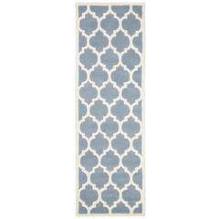 CHATHAM, BLUE / IVORY, 2'-3" X 9', Area Rug, CHT734B-29
