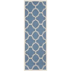 COURTYARD, BLUE / BEIGE, 2'-3" X 6'-7", Area Rug, CY6243-243-27