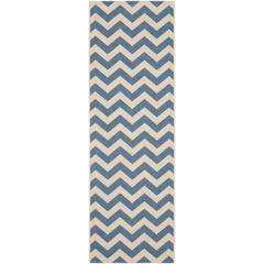 COURTYARD, BLUE / BEIGE, 2'-3" X 6'-7", Area Rug, CY6244-243-27