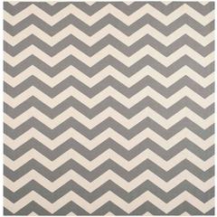COURTYARD, GREY / BEIGE, 7'-10" X 7'-10" Square, Area Rug, CY6245-246-8SQ