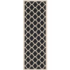 COURTYARD, BLACK / BEIGE, 2'-3" X 6'-7", Area Rug, CY6903-266-27