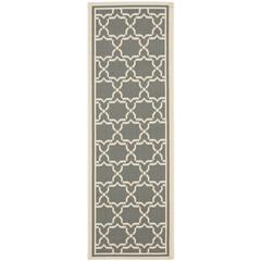 COURTYARD, ANTHRACITE / BEIGE, 2'-3" X 6'-7", Area Rug, CY6916-246-27
