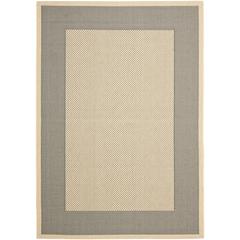 COURTYARD, GREY / CREAM, 5'-3" X 7'-7", Area Rug, CY7987-65A5-5