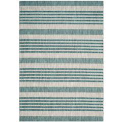 COURTYARD, GREY / BLUE, 6'-7" X 6'-7" Square, Area Rug, CY8062-37212-7SQ