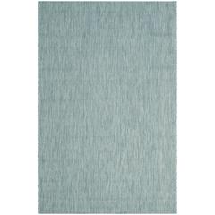 COURTYARD, AQUA / AQUA, 8' X 11', Area Rug, CY8520-37122-8