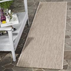 COURTYARD, BEIGE / BROWN, 2'-3" X 6'-7", Area Rug