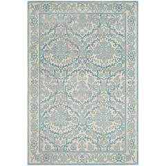 EVOKE, IVORY / LIGHT BLUE, 5'-1" X 7'-6", Area Rug, EVK242C-5