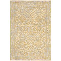 EVOKE, IVORY / GOLD, 6'-7" X 9', Area Rug, EVK242S-6