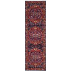 EVOKE, FUCHSIA / ORANGE, 2'-2" X 17', Area Rug