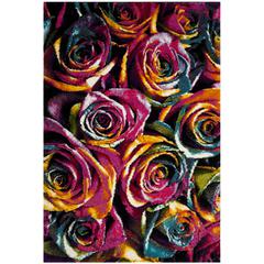 FIESTA SHAG, FUCHSIA / MULTI, 6'-7" X 9'-2", Area Rug, FSG366B-6