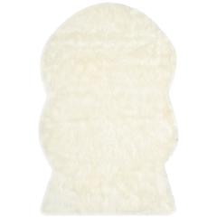FAUX SHEEP SKIN, IVORY, 5' X 8', Area Rug, FSS117A-5
