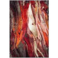 GLACIER, RED / MULTI, 6'-7" X 9', Area Rug