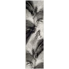 GLACIER, GREY / MULTI, 2'-3" X 8', Area Rug