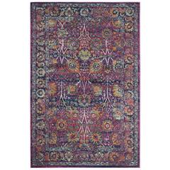 GRANADA, FUCHSIA / MULTI, 4' X 6', Area Rug