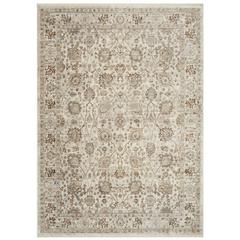 ILLUSION, CREAM / LIGHT BROWN, 8' X 10', Area Rug