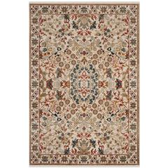 KASHAN, IVORY / IVORY, 9' X 12', Area Rug