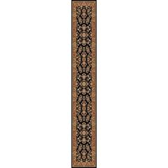 LYNDHURST, BLACK / TAN, 2'-3" X 22', Area Rug
