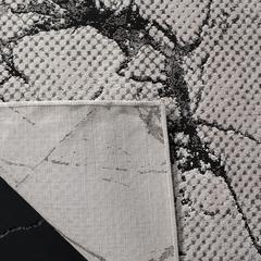 LUREX 100, GREY / BLACK, 9' X 12', Area Rug
