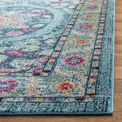 MADISON 300, LIGHT BLUE / FUCHSIA, 5'-3" X 7'-6", Area Rug, MAD306M-5