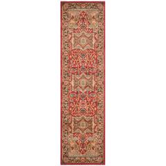 MAHAL, NATURAL / NAVY, 2'-2" X 16', Area Rug