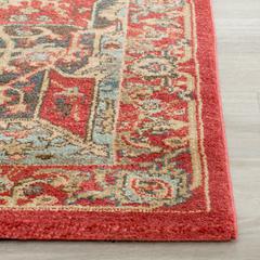 MAHAL, RED / RED, 2'-2" X 16', Area Rug