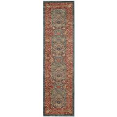 MAHAL, NAVY / RED, 2'-2" X 22', Area Rug, MAH655C-222
