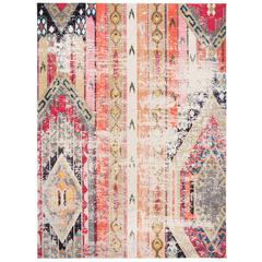 MONACO, LIGHT GREY / MULTI, 8' X 10', Area Rug
