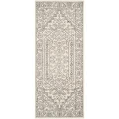 Adirondack, IVORY / SILVER, 2'-6" X 18', Area Rug, ADR108B-218