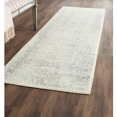 Adirondack, IVORY / SILVER, 2'-6" X 18', Area Rug, ADR109C-218