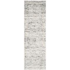 Adirondack, IVORY / SILVER, 2'-6" X 20', Area Rug, ADR117B-220
