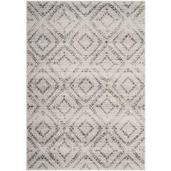 Adirondack, LIGHT GREY / GREY, 6' X 9', Area Rug, ADR131C-6