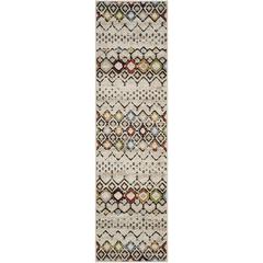 AMSTERDAM, IVORY / MULTI, 2'-3" X 8', Area Rug