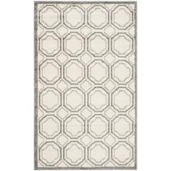 AMHERST, IVORY / LIGHT GREY, 3' X 5', Area Rug, AMT411E-3