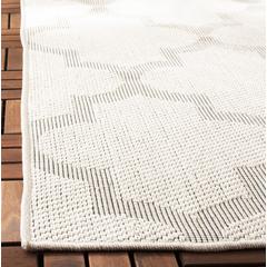 BERMUDA 800, IVORY / LIGHT GREY, 6'-7" X 6'-7" Square, Area Rug, BMU804A-7SQ