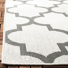 BERMUDA 800, IVORY / GREY, 6'-7" X 6'-7" Square, Area Rug