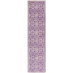 CAMBRIDGE, PURPLE / IVORY, 2'-6" X 6', Area Rug, CAM123K-26