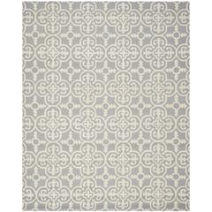 CAMBRIDGE, SILVER / IVORY, 8' X 10', Area Rug, CAM133D-8