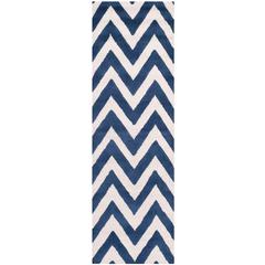 CAMBRIDGE, NAVY / IVORY, 2'-6" X 4', Area Rug, CAM139G-24