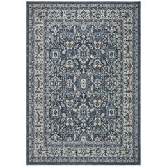 CHARLESTON, NAVY / CREME, 6'-7" X 6'-7" Square, Area Rug, CHL412N-7SQ