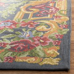 CLV-CLASSIC VINTAGE, GREY / ROSE, 8' X 10', Area Rug