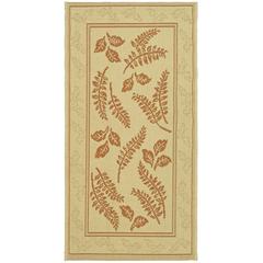 COURTYARD, NATURAL / TERRA, 6'-7" X 6'-7" Round, Area Rug, CY0772-3201-7R