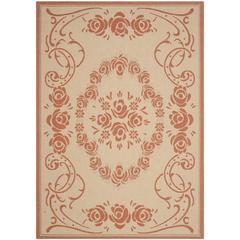 COURTYARD, NATURAL / TERRA, 5'-3" X 7'-7", Area Rug, CY1893-3201-5