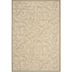 COURTYARD, NATURAL / OLIVE, 4' X 5'-7", Area Rug, CY2653-1E01-4