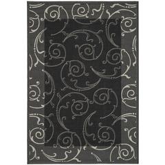 COURTYARD, BLACK / SAND, 2'-3" X 6'-7", Area Rug, CY2665-3908-27