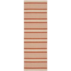 COURTYARD, TERRACOTTA / BEIGE, 2'-3" X 8', Area Rug, CY6062-241-28